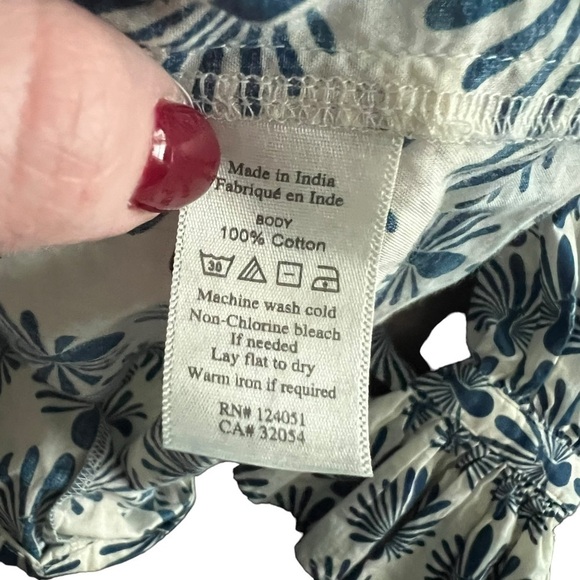 Porridge x Anthropologie - Whimsy Buttondown Shirt Blouse Sz S - Picture 10 of 10